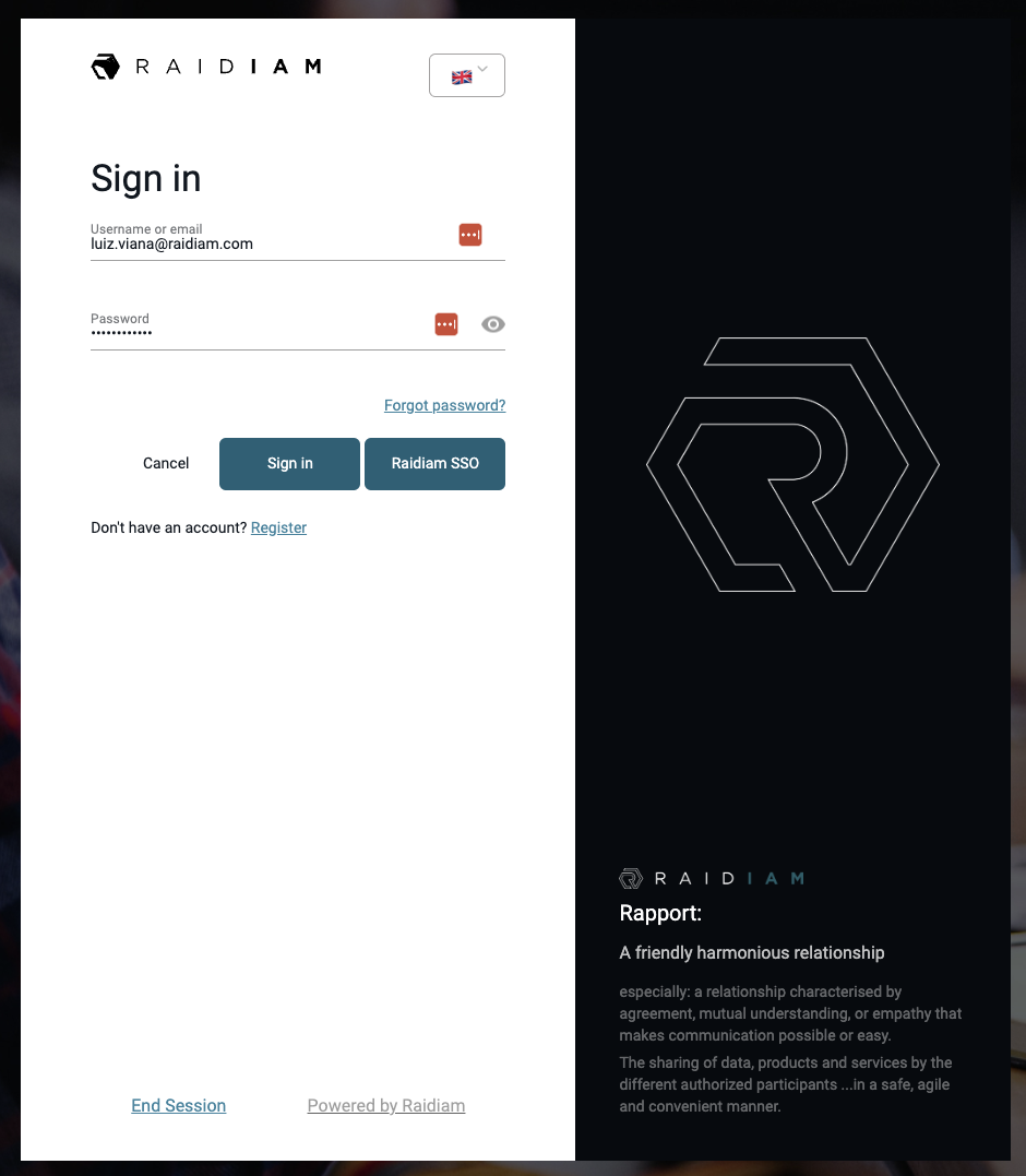 User authentication