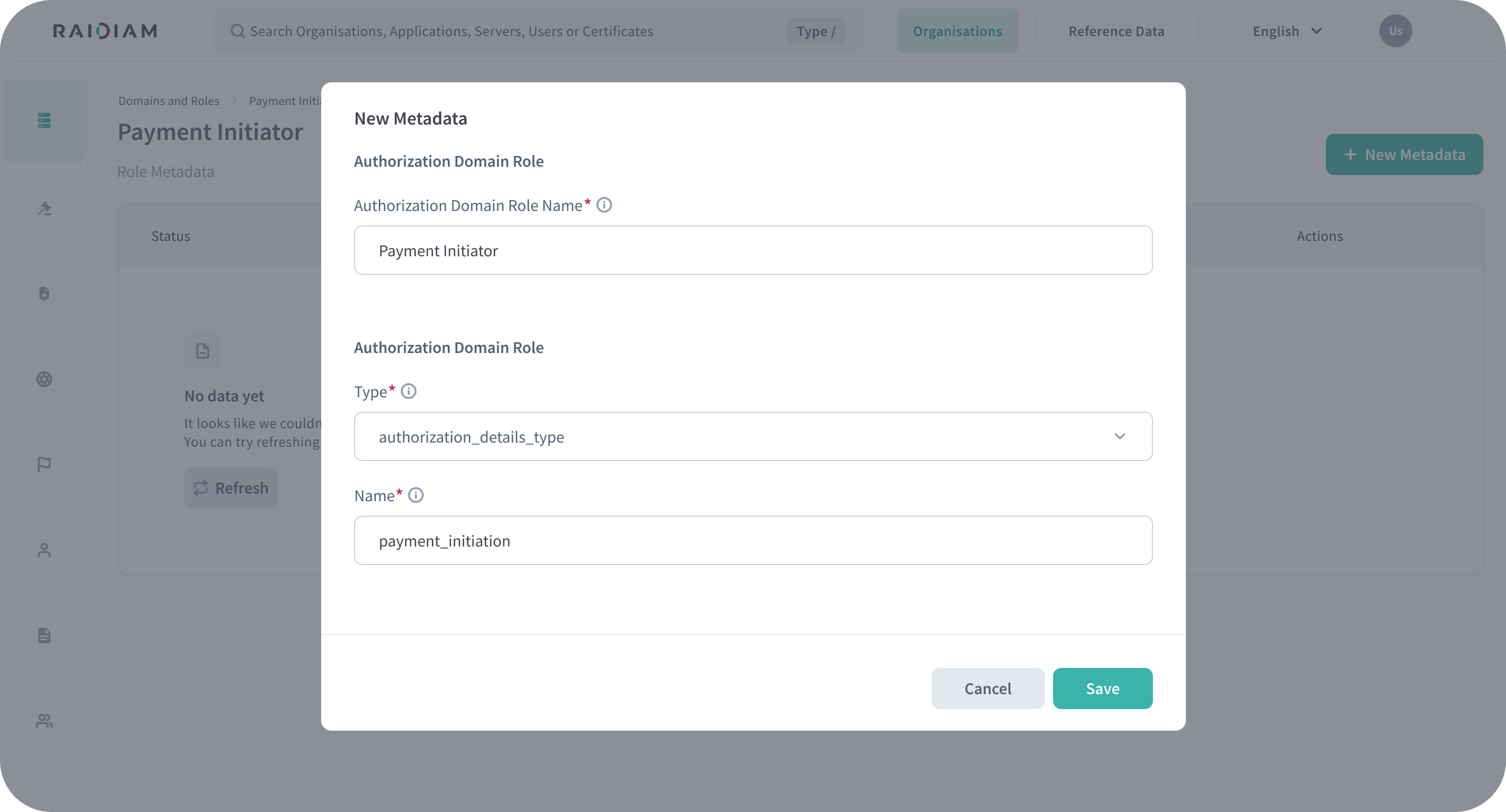 Authorization Details Metadata