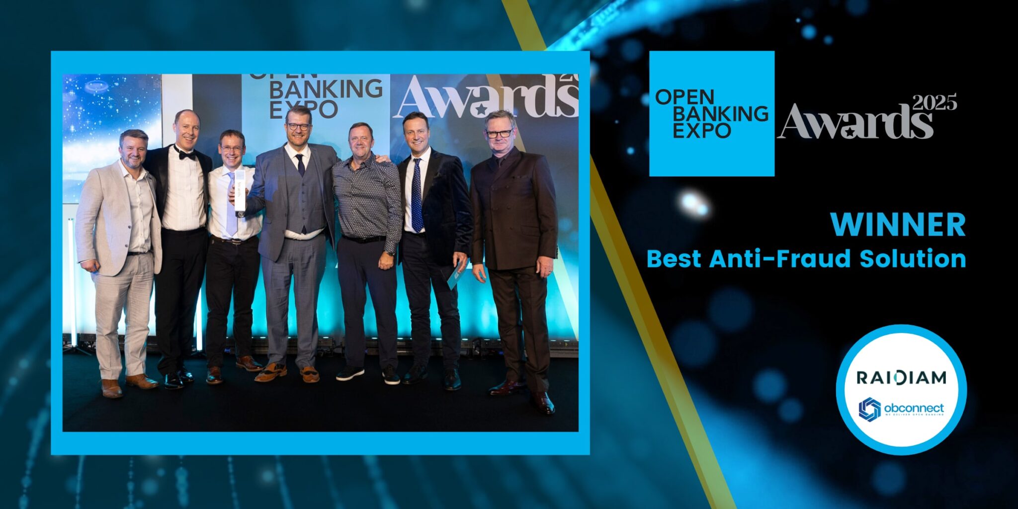 Open Banking Expo Awards 2025 Best Anti-Fraud Solution Winner: Raidiam and obconnect