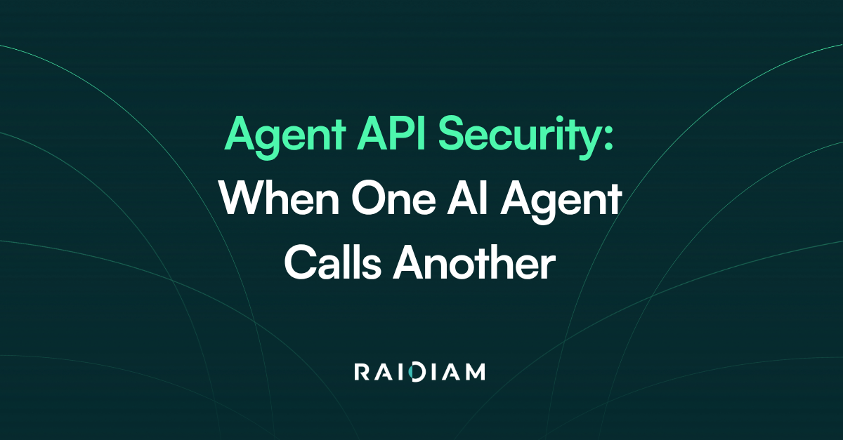 Agent API Security: When One AI Agent Calls Another